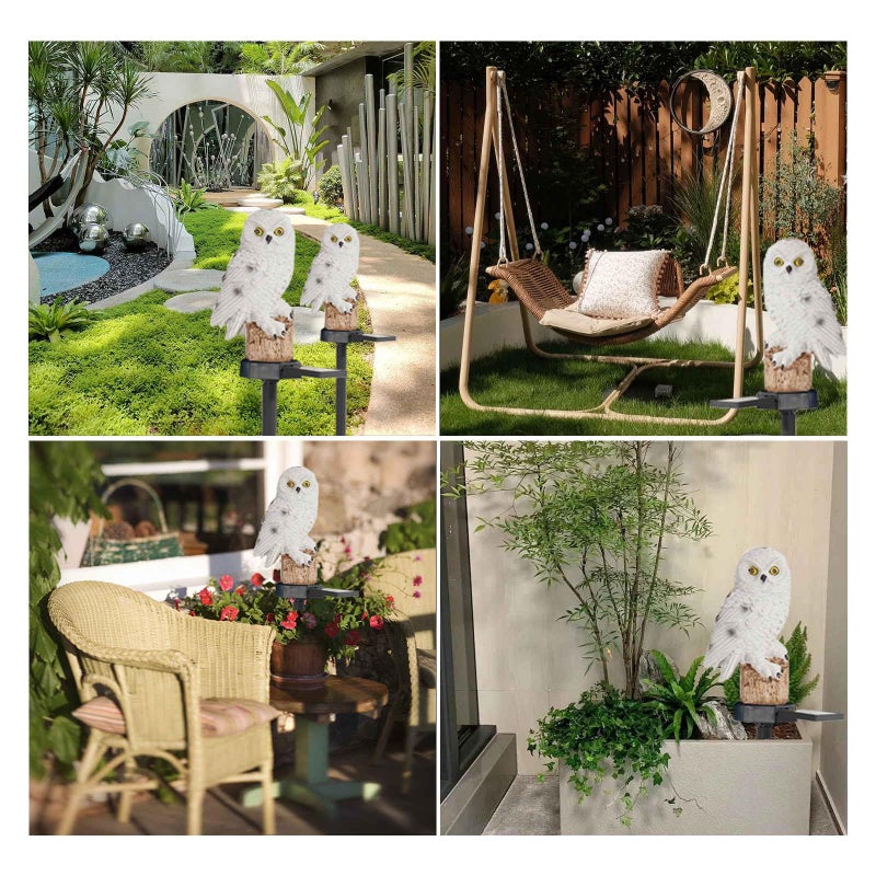 Kitnish Eagle Solar Garden Lights - Outdoor Decor with LED Path Lights, Animal Statue - Image 3