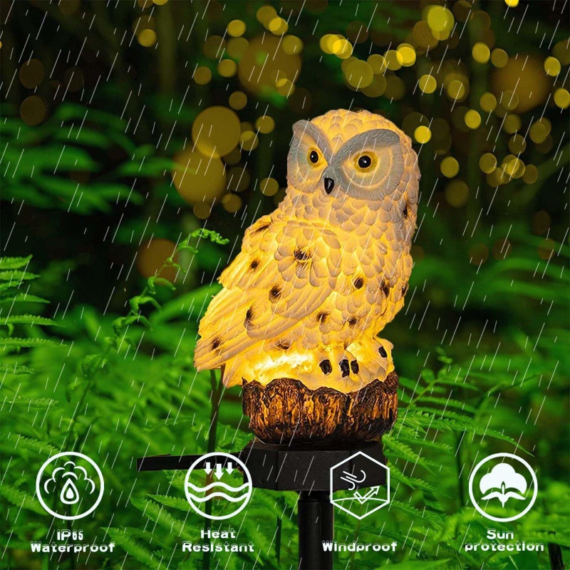 Kitnish Eagle Solar Garden Lights - Outdoor Decor with LED Path Lights, Animal Statue - Image 5
