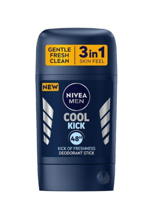 Nivea Cool Kick 48h Protection Deodorant Stick For Men 50 ml