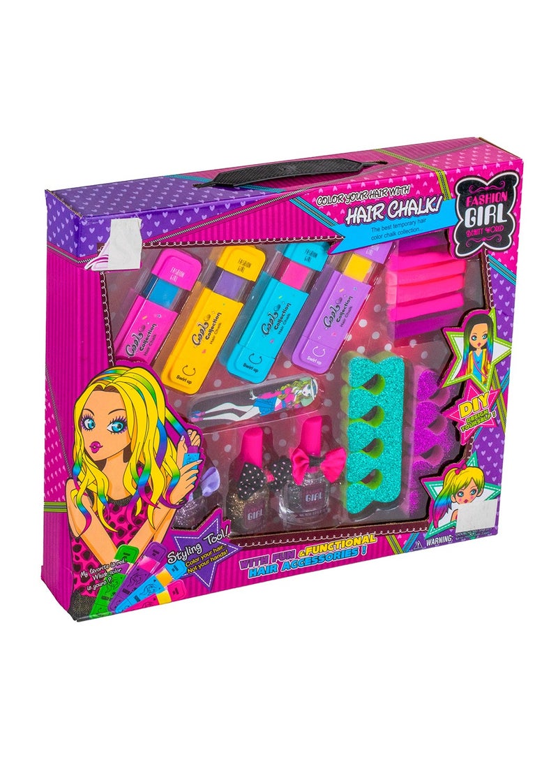 Hair Chalk and Body Tattoo Collection Set - J-506 - Image 2