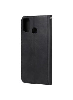 زبون جراب لهاتف Huawei Honor 9X Lite جراب جلدي أنيق من جلد العجل بسحاب أفقي مع حامل وفتحات للبطاقات ووظيفة المحفظة  - Image 4