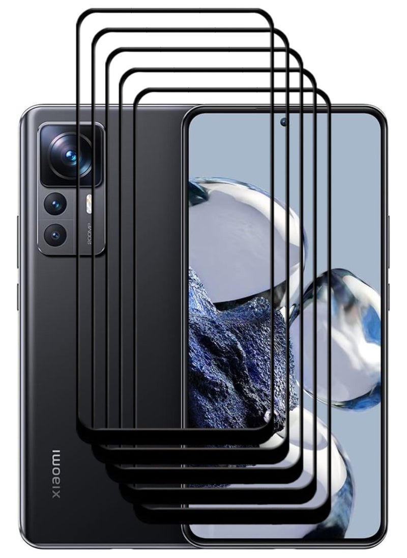ACLIX 5 Pieces Antistatic ESD Dustproof Premium Quality High Definition Tempered Glass Screen Protector Designed For Xiaomi 12T Pro - Image 1