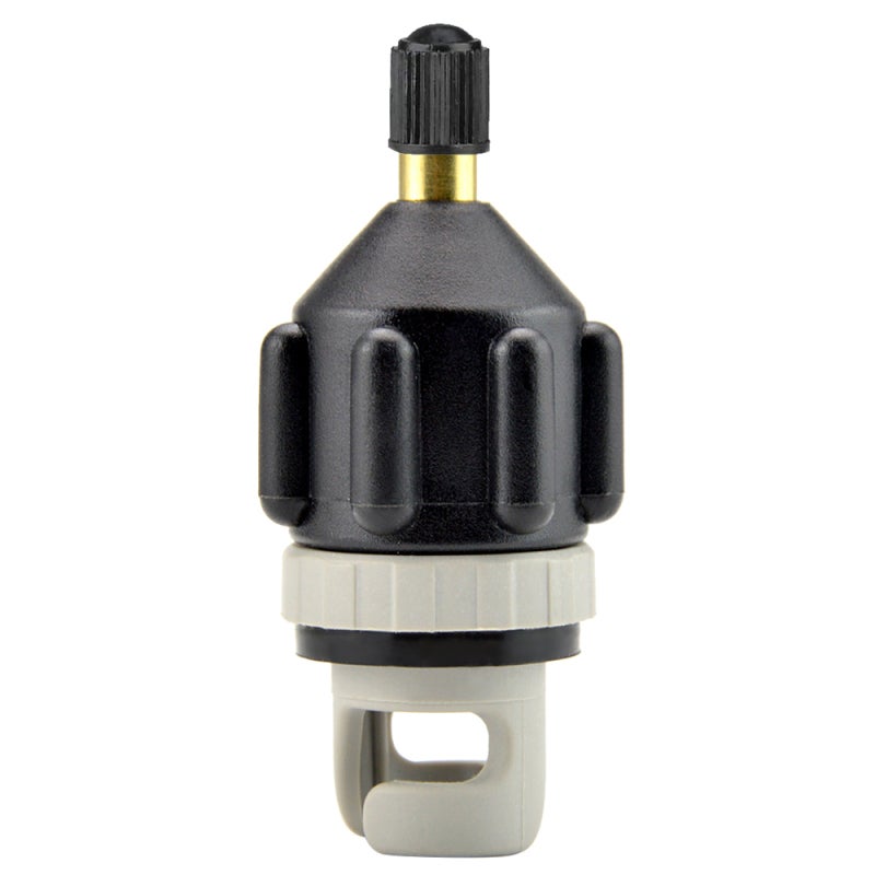 Universal Pump Adaptor: Brass & Rubber Material, Strong Seal Leak Protection - Quick Inflation, Portable Design for Inflatable Boat, Paddle Inflation - Image 1