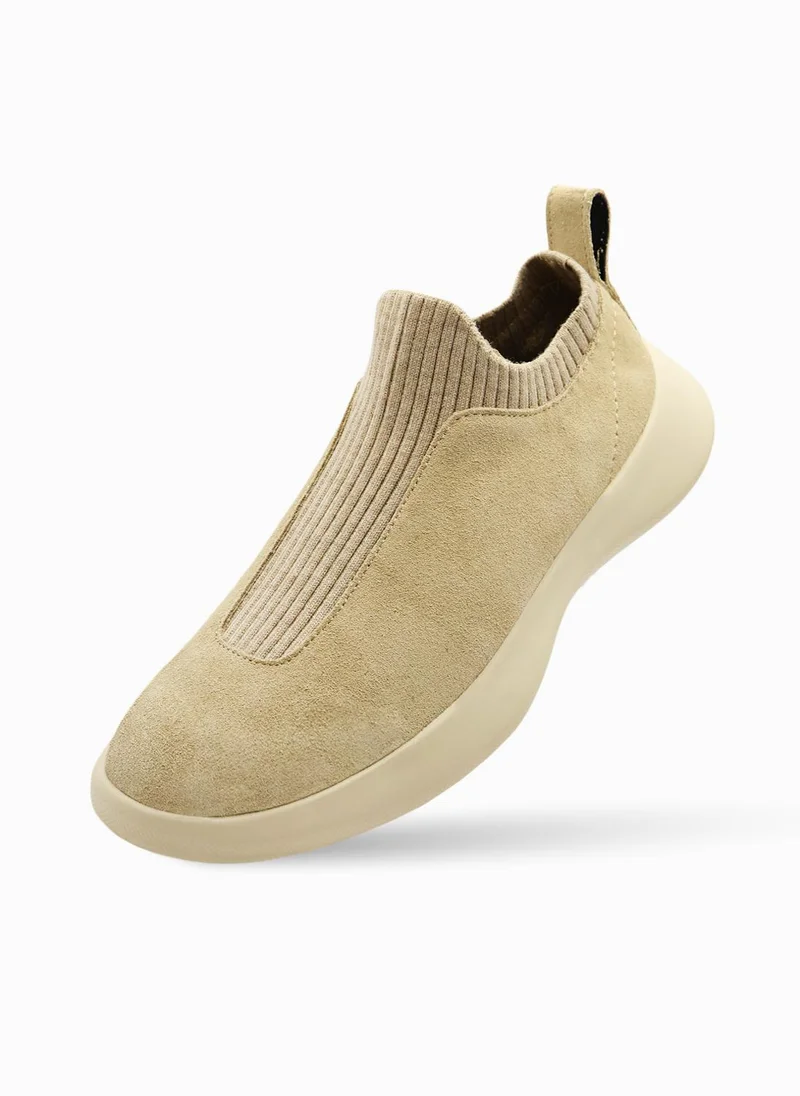 دوا زو لو حذاء رياضي سويدي شفاف