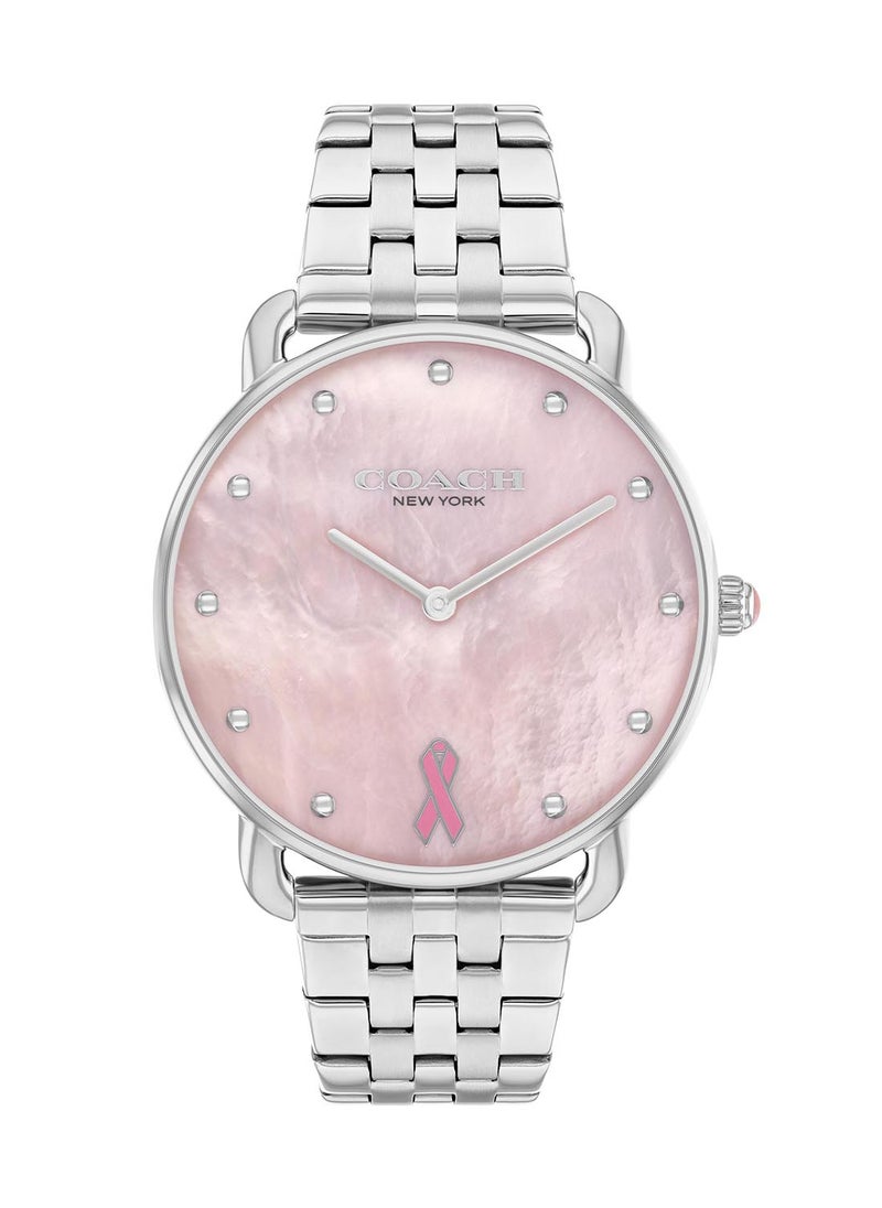 COACH COACH ROUND ANALOG WOMEN'S PINK MOTHER OF PEARL CASE WATCH - 14504372  - Image 1