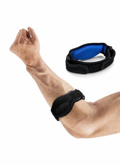 Y&D Elbow Support, Tennis Support Brace with Compression Pad, Lightweight and Adjustable Arm Strap for Golfer's Pain Relief (2 Pieces)  - Image 1