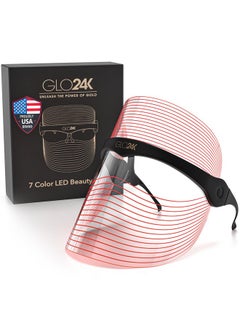 GLO24K UNLEASH THE POWER OF GOLD Glo24K 7 Color L E D Face Beauty Mask  - Image 1