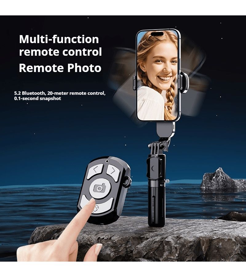 Intelligent Anti-Shake Gimbal Stabilizer Selfie Stick 360 Rotation - Image 5