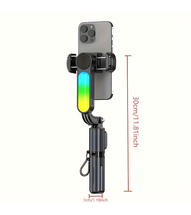 Intelligent Anti-Shake Gimbal Stabilizer Selfie Stick 360 Rotation - Image 2