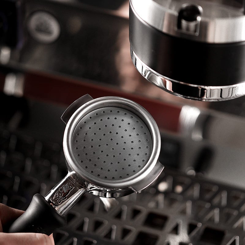 MHW-3BOMBER شاشة إسبرسو 58.5 مم 2 عبوات فلتر قهوة معدني فلتر إسبرسو قابل لإعادة الاستخدام لسلة بورتافيلتر 58 مم سمك 0.8 مم FG7010-OS - Image 5