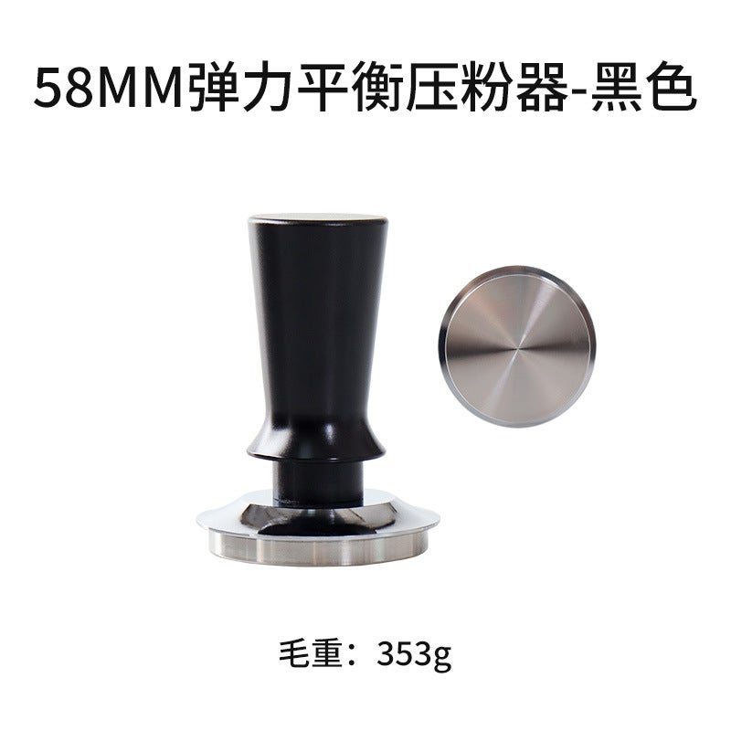 Stainless Steel Elastic Filler Fixed Force Powder Press 51/53/58Mm Coffee Elastic Powder Hammer - Image 1