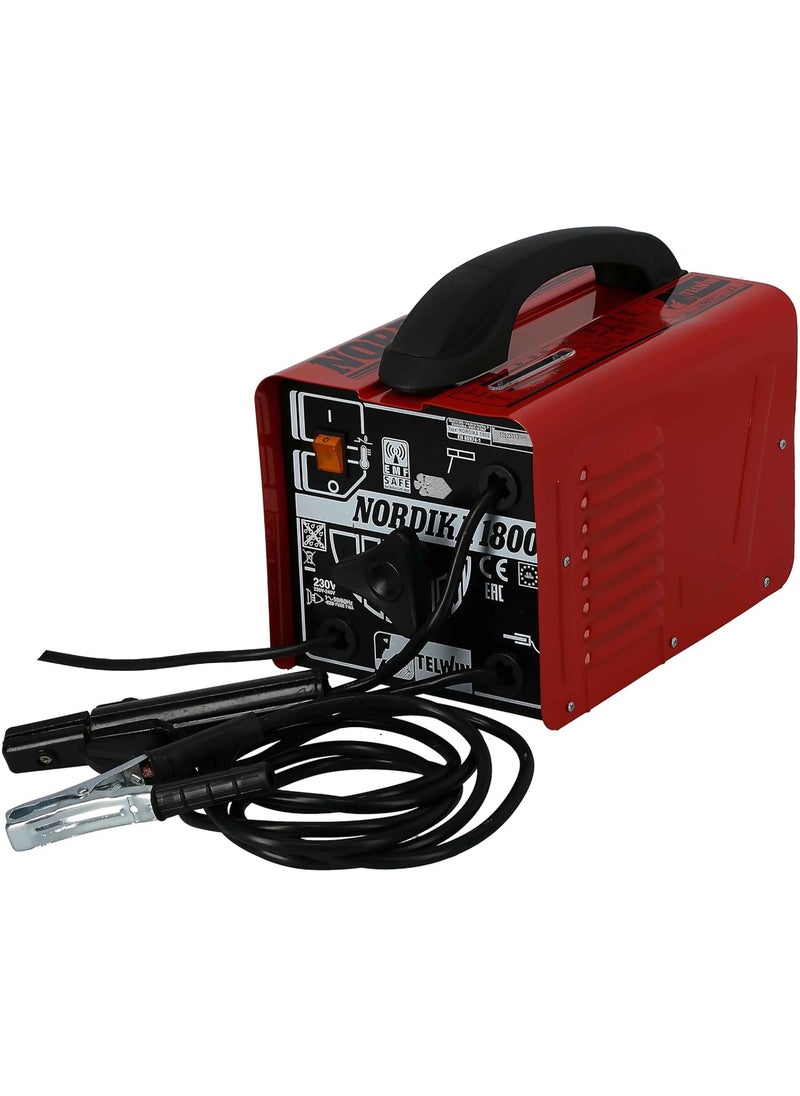 TELWIN - Telwin Nordika 1800 Corded Welding Machine Red And Black - Image 1
