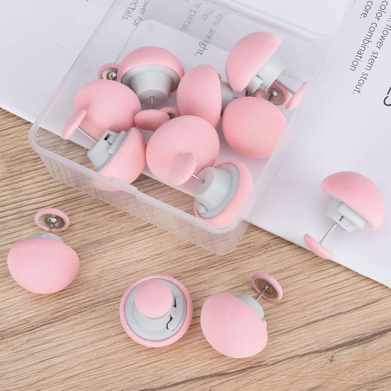 12 Items Pink Duvet Clips With 6 Mushrooms And 6 Nails Detachable Sheet And Duvet Cover Fasteners Home Bedding Additions To Prevent Duvet Shifting Reusable - Image 5