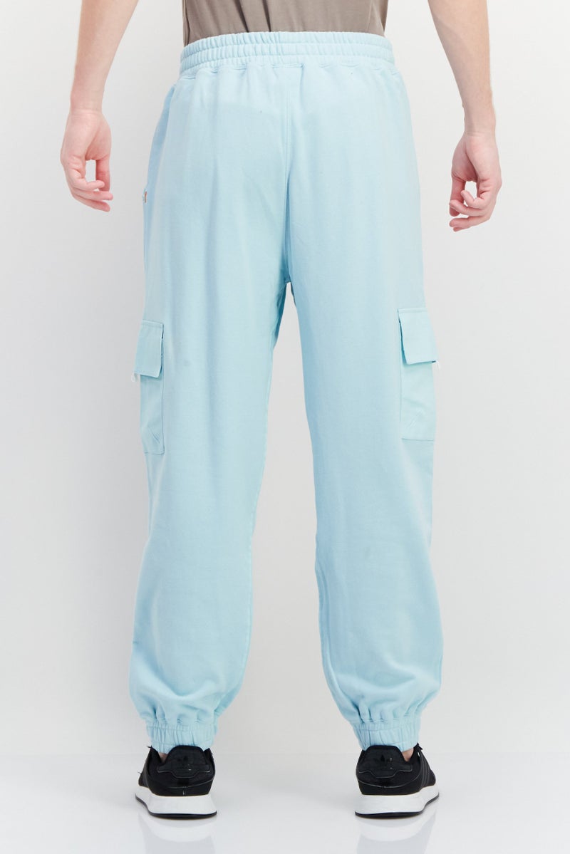 TRIBE OF 6 Men Sportswear Fit Training Sweatpants, Light Blue - Image 4