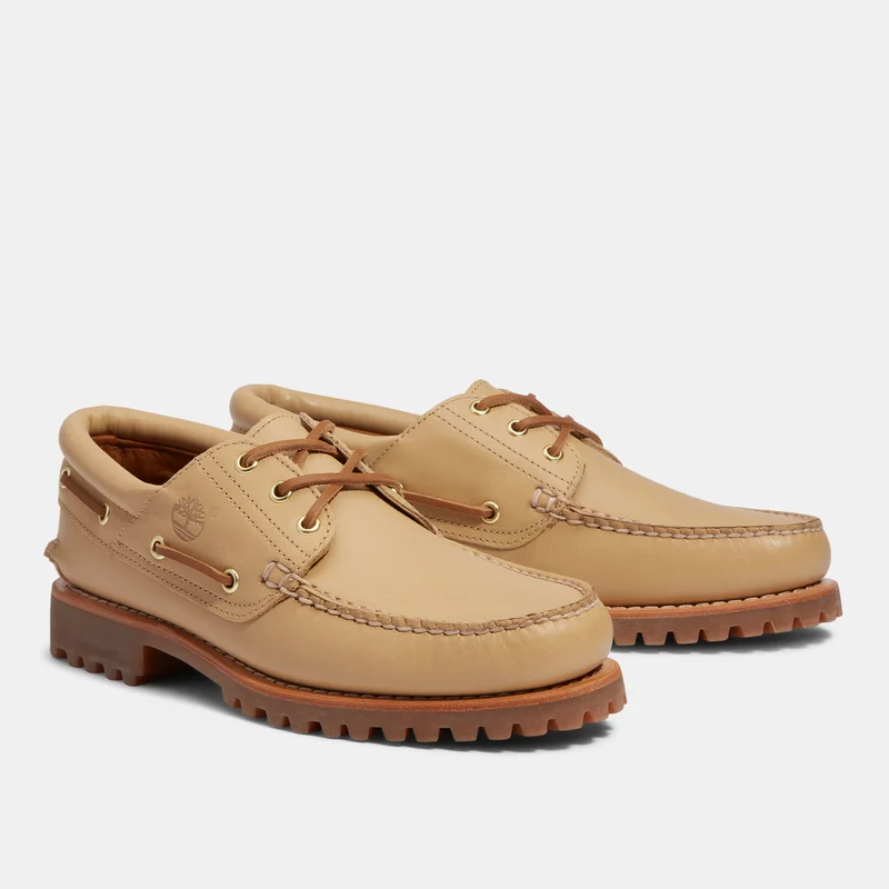 Timberland Men's Founder's 3-Eye Lug Handsewn Boat Shoes