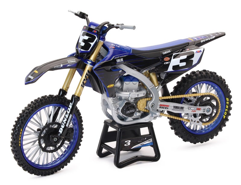 NewRay New Ray Yamaha YZ450F Championship Edition Motorcycle #3 Eli Tomac Yamaha Factory Racing 1/12 Diecast Model - Image 5