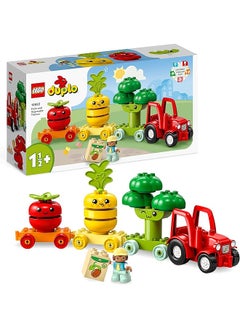 Duplo My First Fruit And Vegetable Tractor 10982 Building Toy Set 19 Pieces