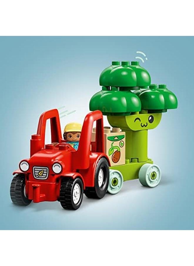 LEGO - Duplo My First Fruit And Vegetable Tractor 10982 Building Toy Set 19 Pieces - Image 1