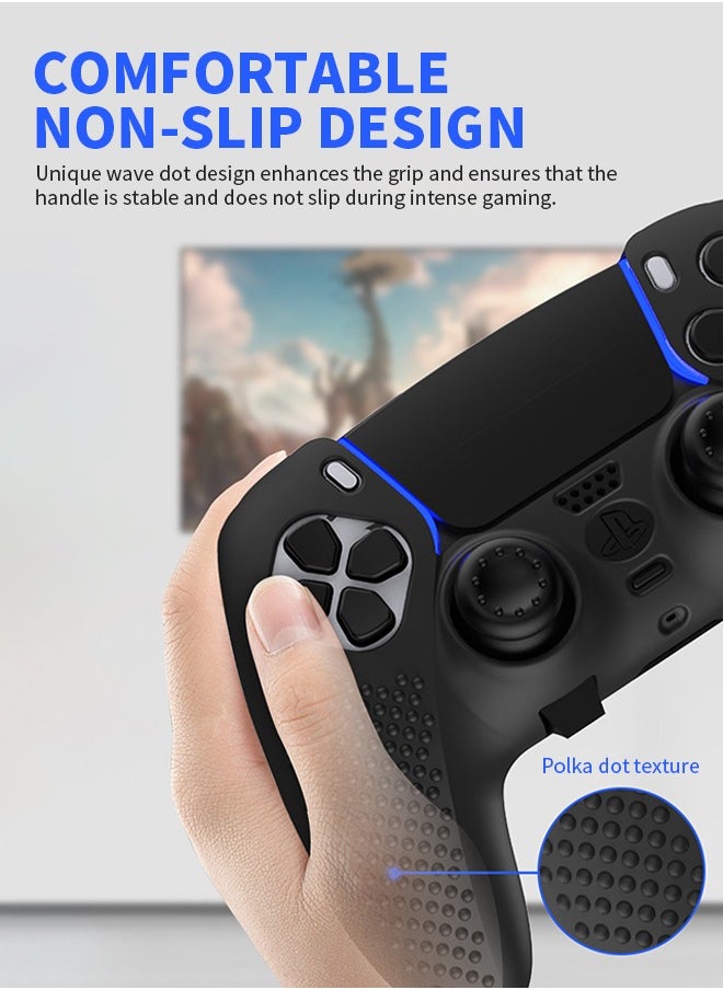 Generic - PS5 Joystick Protector, PS5 Accessories Protective Cover with 4 Joystick Caps, 4 Trigger Buttons, and Touch Screen Film - Image 1