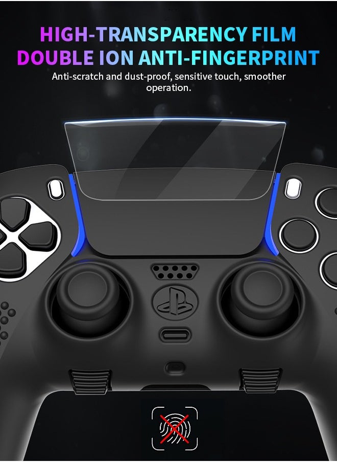 Generic - PS5 Joystick Protector, PS5 Accessories Protective Cover with 4 Joystick Caps, 4 Trigger Buttons, and Touch Screen Film - Image 1