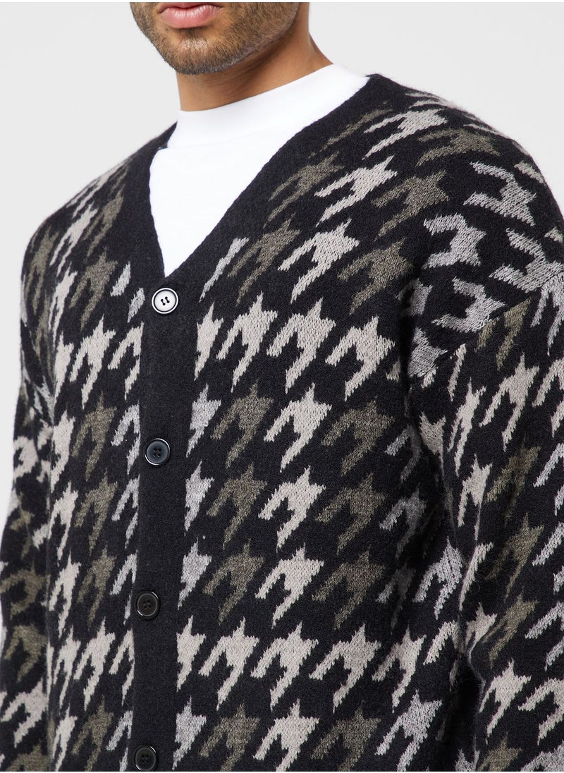 Seventy Five - Dogtooth Cardigan - Image 1