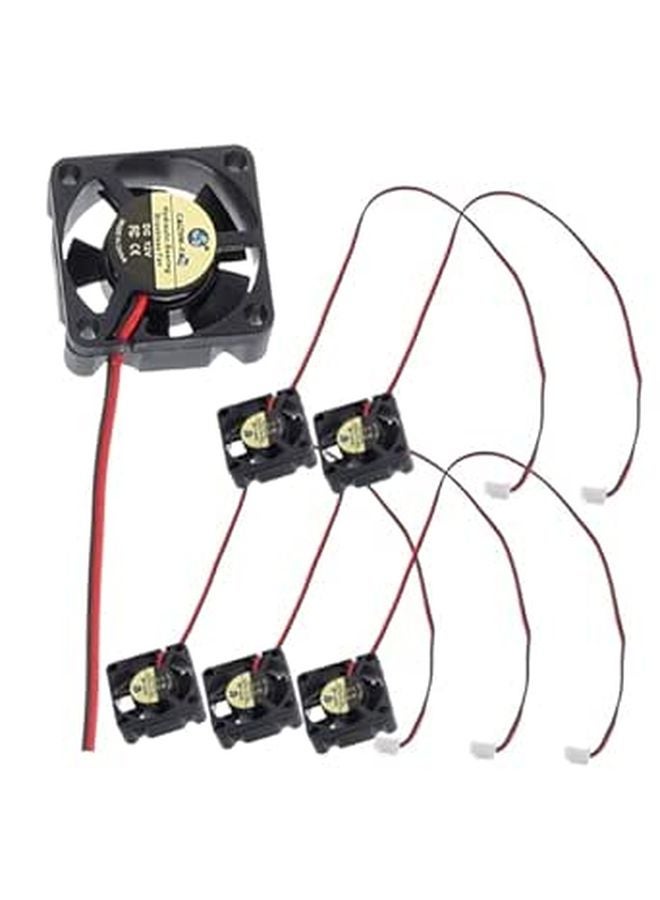 6Pcs Mini Quiet Cooling Fan Low Noise Hydraulic Bearing For Printers Home Office - Image 1
