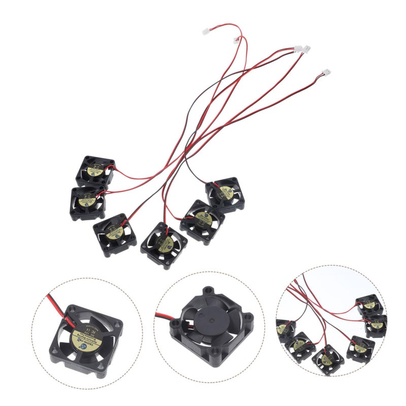 6Pcs Mini Quiet Cooling Fan Low Noise Hydraulic Bearing For Printers Home Office - Image 5
