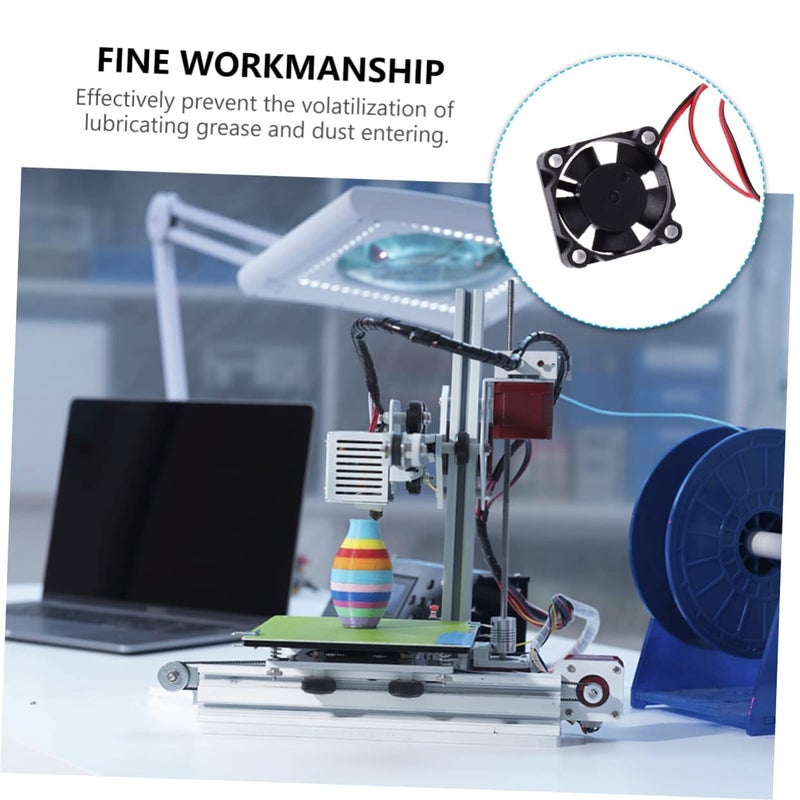 6Pcs Mini Quiet Cooling Fan Low Noise Hydraulic Bearing For Printers Home Office - Image 4