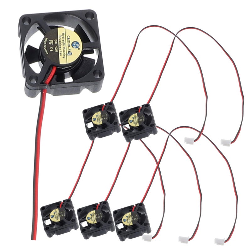 6Pcs Mini Quiet Cooling Fan Low Noise Hydraulic Bearing For Printers Home Office - Image 2