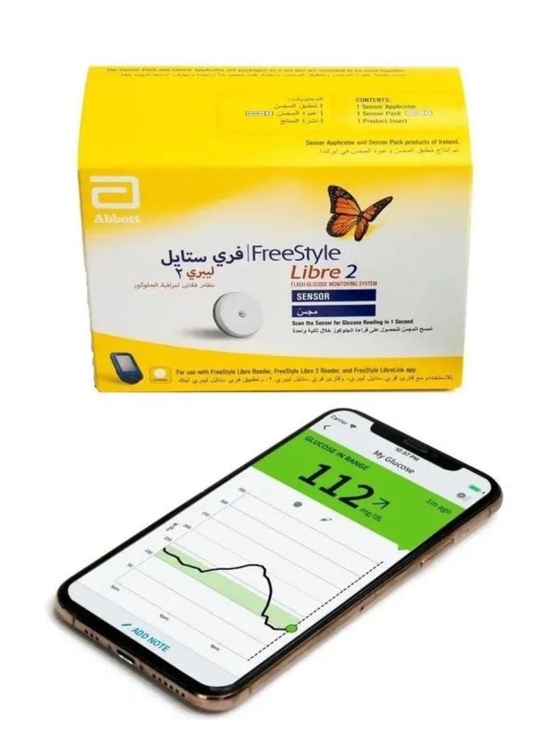 Abbott Libre 2 Flash Glucose Monitoring System Sensor Kit - Image 2