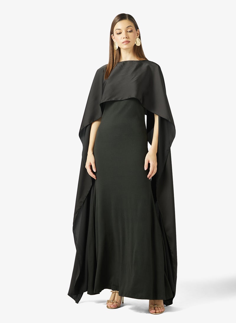 ELLA Shift Dress With Cape Sleeves - Image 1
