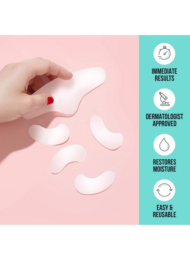 Sio Beauty Facelift Antiwrinkle Patches For Neck Forehead Eye & Smile Overnight Smoothing Silicone Patches For Fine Lines And Wrinkles  - Image 5