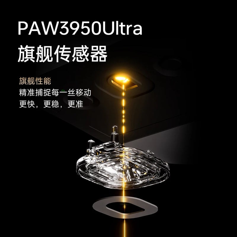 اي تي كي ماوس ATK A9 Ultimate Wireless Gaming Mouse Tri-Mode Dual 8K PAW3950 Ergonomic Esports Mouse for PC - Image 5