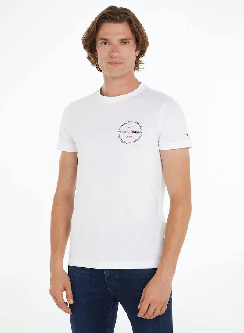 TOMMY HILFIGER Hilfiger Rounded Logo T-Shirt