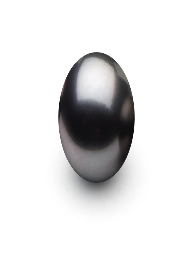 AYUSH GEMS 8.00 Ratti Natural Black Pearl Gemstone Certified Moti Stone for Man and Woman with Lab Certificate - Image 2