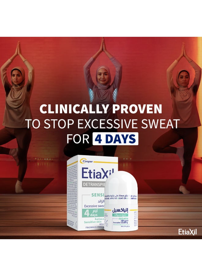Etiaxil DETRANSPIRANT ANTIPERSPIRANT DEO UNDERARMS 4 DAYS ROLL ON 15ML - Image 3