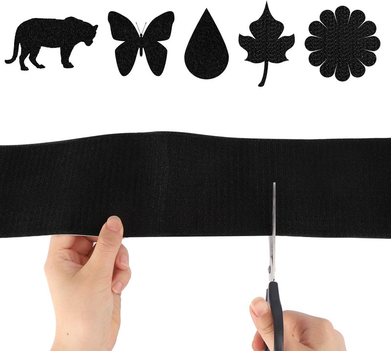 Cocoboo 4 Inch x 9 Feet Hook and Loop Tape for Couch Cushions, Strips with Adhesive, Nylon Self Adhesive Heavy Duty Strips for Home Office School Car and Crafting Organization - Image 5
