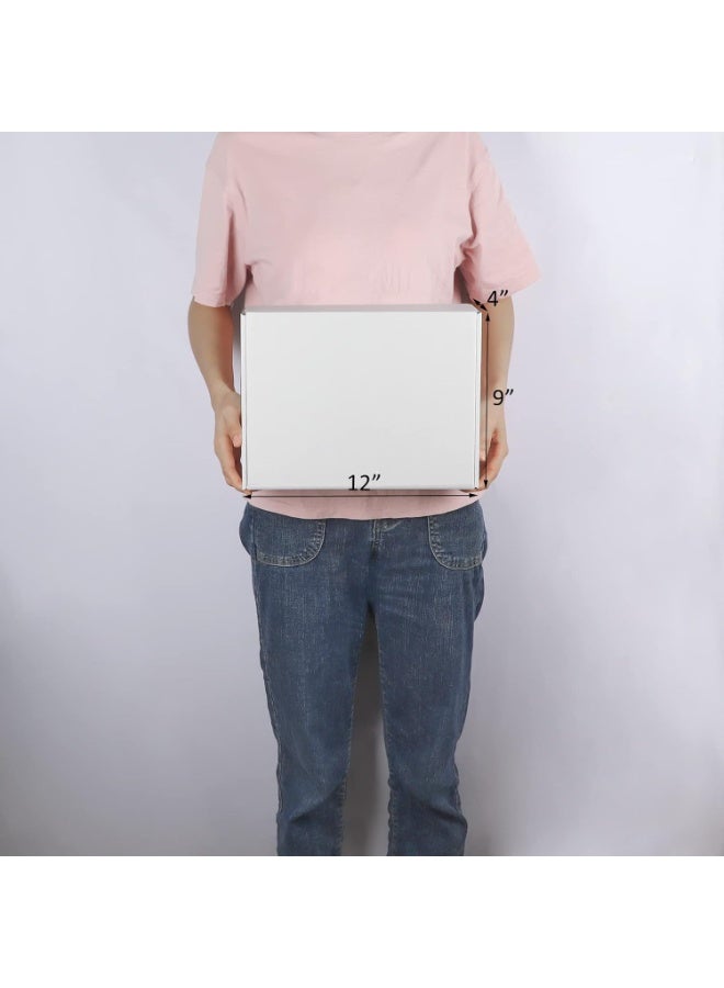 Corrugated Cardboard Shipping Boxes – White Mailer Boxes for Packing & Shipping, Set of 20 Small Parcel Boxes, Sturdy Corrugated Mailers for Packaging, Moving, Storage, Shipping Supplies & E-Commerce Delivery - Image 2