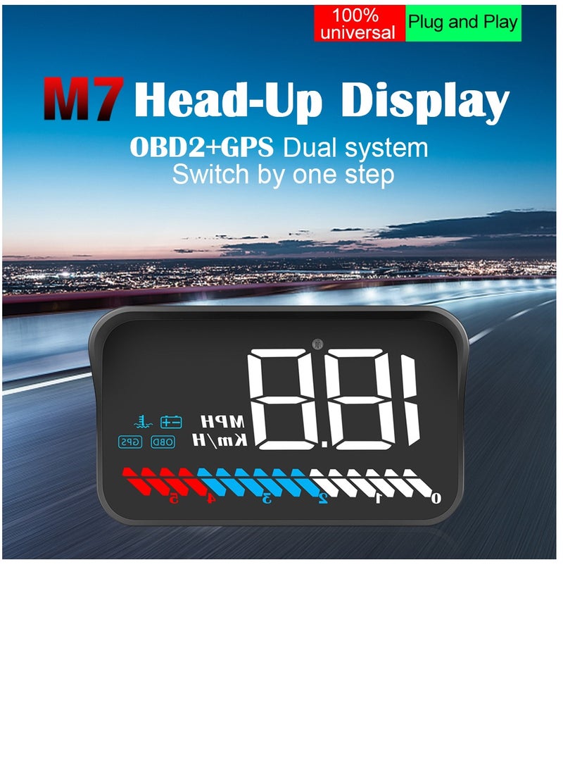 GULFLINK GULFLINK Head Up Display(HUD) Vehicle Speed Meter M7  - Image 5
