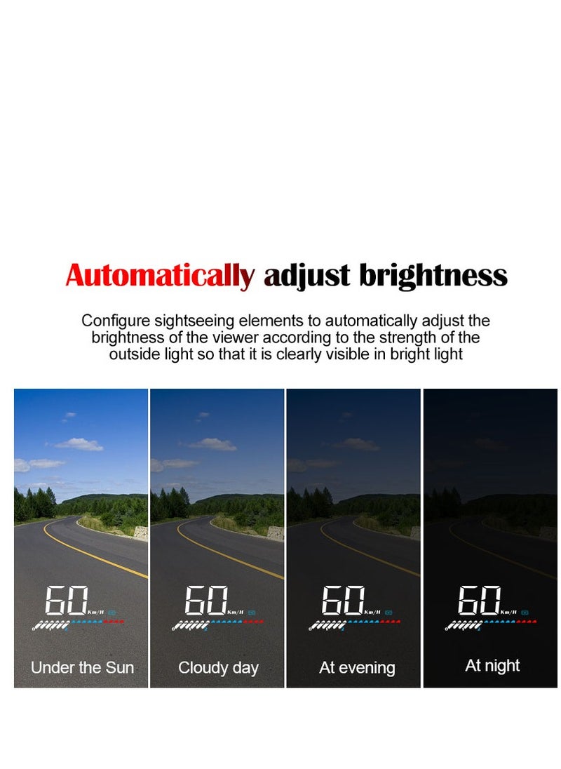 GULFLINK Head Up Display(HUD) Vehicle Speed Meter M7