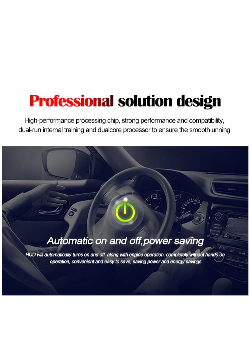 GULFLINK Head Up Display(HUD) Vehicle Speed Meter M7