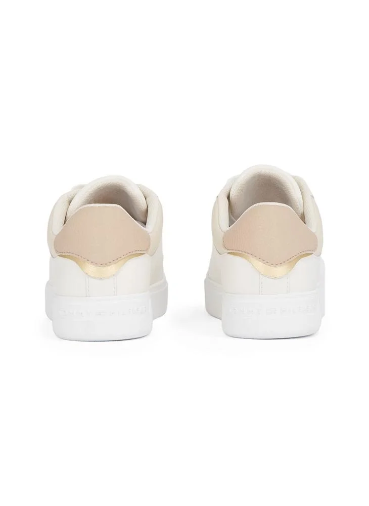 TOMMY HILFIGER Logo Detail Lace Up Low Top Sneakers