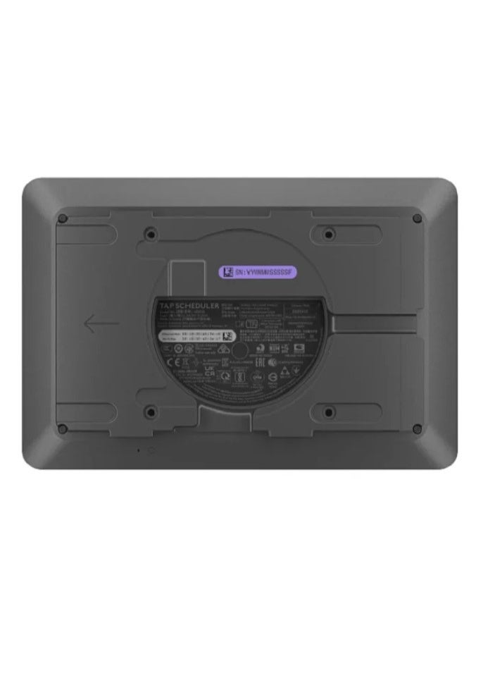 Logitech Video Collaboration Tap Scheduler, 10.1" Anti-Fingerprint Touchscreen, Wall Mountable, Wi-Fi 5 (802.11ac) & 10/100 Ethernet, Integrated Data Security, Works with MS Teams, Black | 952-000091 - Image 3