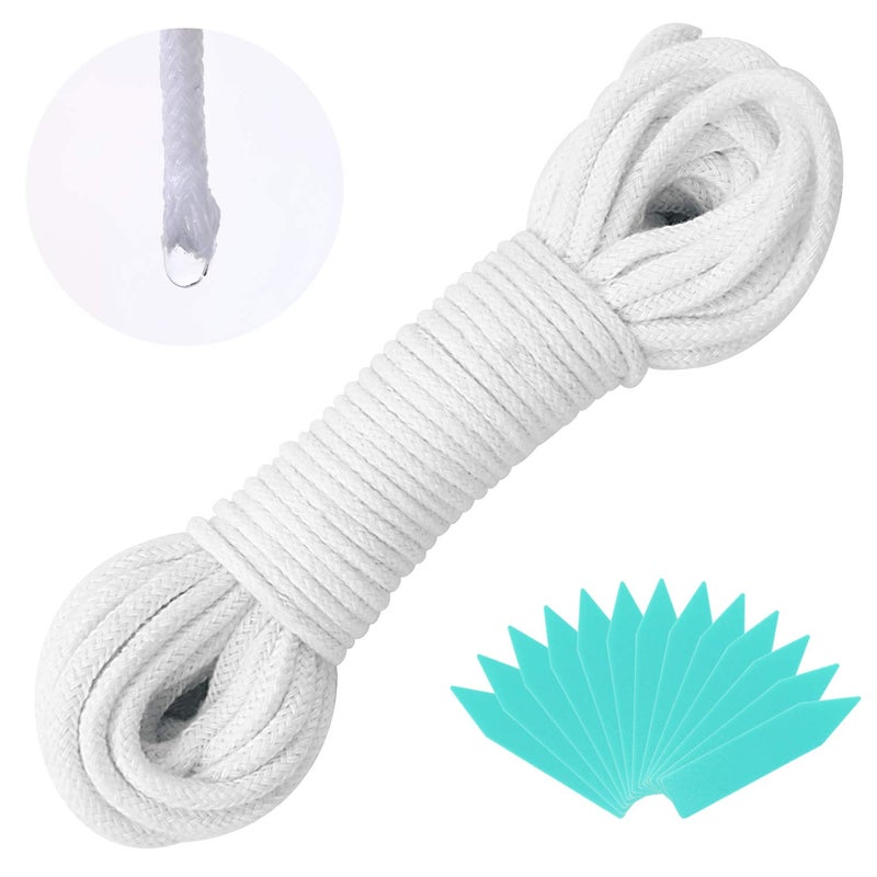 90 Feet 16 Inches Self Watering Wick Cord String Cotton Rope for DIY Plant Automatic Watering Device90