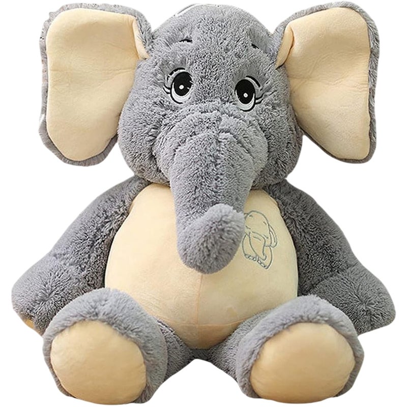 دمية الفيل القطيفة كبيرة الحجم - L