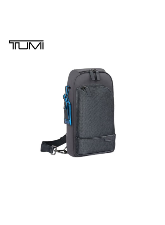 Tumi Harrison Men's High-end Fashion Shoulder Crossbody Bag, 06602035rfl, Reflective Gray, Travel - Image 1