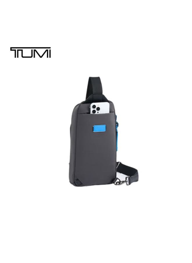 Tumi Harrison Men's High-end Fashion Shoulder Crossbody Bag, 06602035rfl, Reflective Gray, Travel - Image 2