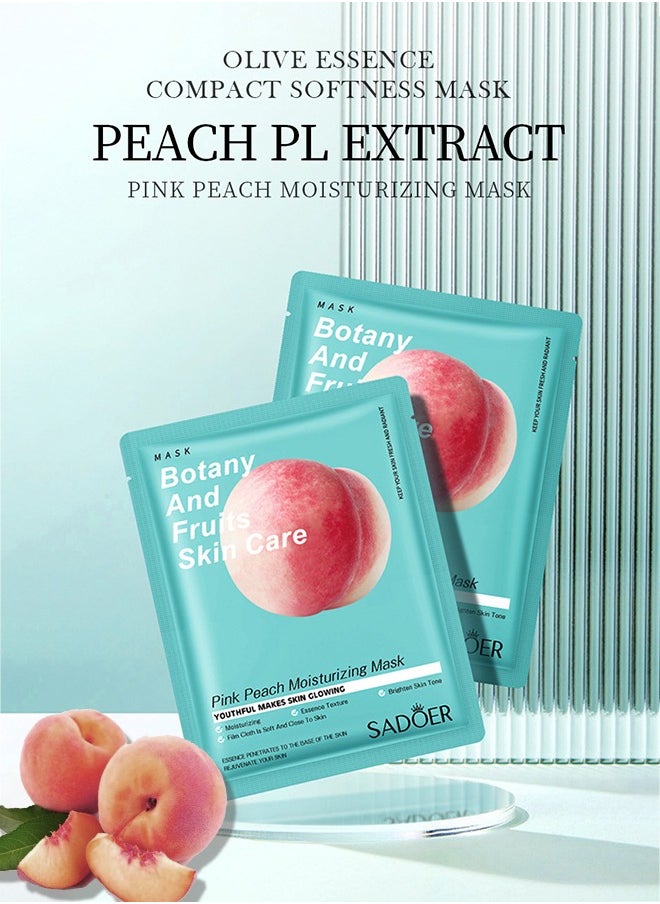 SADOER - Plant Nutrition Antioxidant Facial Sheet Mask-Premium Essence Moisturizing|Anti-aging Hydrating Face Masks,Clarifying,Nourishing And Firming|Face Mask Skin Care&Beauty Facial Sheet Mask,Cruelty-Free - Image 1