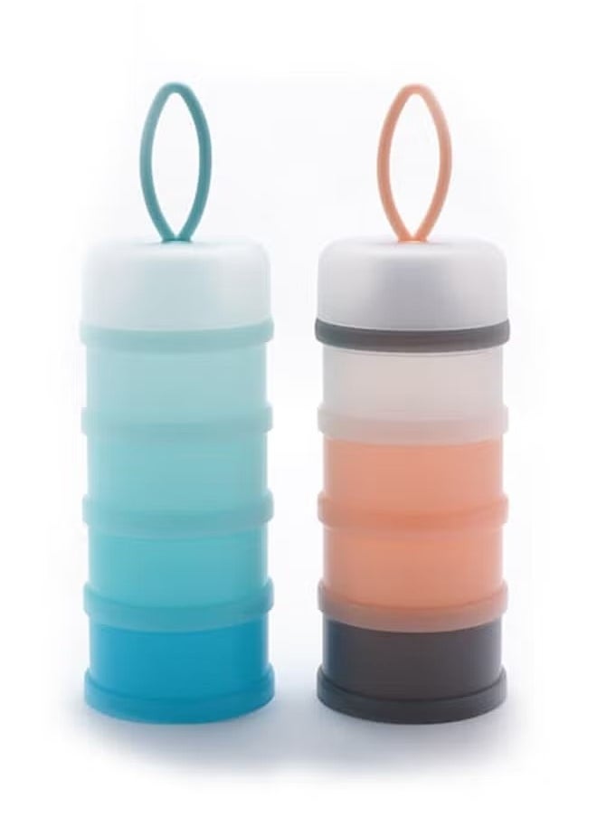 Reusable Formula Dispenser Milk Powder Baby Food Box Mix Container - BLUE