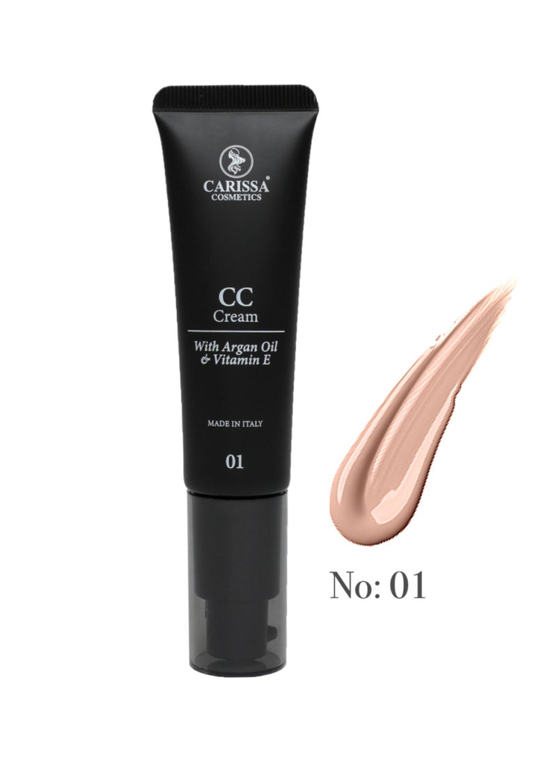 CARISSA COSMETICS CC Cream Moisturizing & Correcting Skin 30ml 01  - Image 2